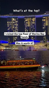I Went to the TOP of Marina Bay Sands… Was It Worth It? 😱 #travel #travelvlog