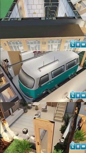 Sims FreePlay House Tour| Modern 3-Unit Townhouse Design with Private Park |Modern Townhouse| 🆕🏡