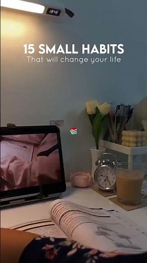 15 habits 📈 #habits #tips #journaling #studyhacks #studymotivation #studytips #studyideas
