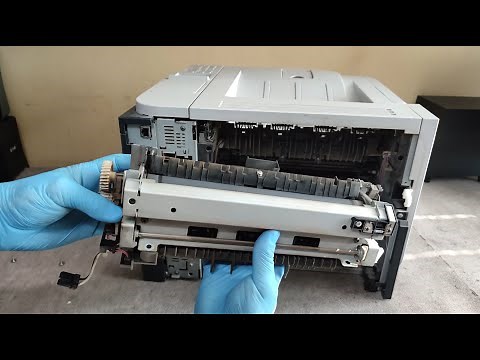 HOW TO REPLACE THE FUSER UNIT ON HP LASERJET P3015