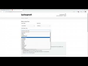 How to post your first ad at Backpageseek.com