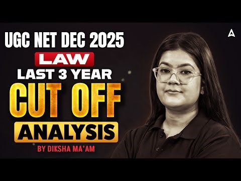 UGC NET DEC 2025 | LAW LAST 3 YEAR CUT OFF ANALYSIS | By Deeksha mam