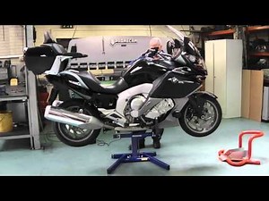 BMW K1600 Motorcycle Lift - EazyRizer Big Blue Professional