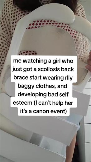 it's a universal experience #backbrace #scoliosis #scoliosischeck #viral #scoliosiswarrior