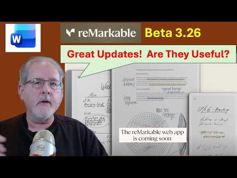 Remarkable Beta 3.26: Import Word Docs and New Web App!