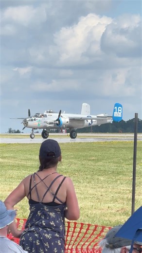77K views · 5.2K reactions | North American B-25 Mitchell at the 2024 Greater Binghamton Airshow #b25 #airshow #airshowfan #airplane #aircraft #aviation4u #airplanelovers #flying #aviation #avgeek #aviationlovers #viral #AmaZing #usa #airshow2024 | Air Show Fan | Facebook
