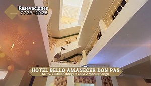 Ahora en Mazatenango, Hotel Bello Amanecer Don Pas, ubicados en la 1ra. Avenida Castillo Obregón zona 2 de Mazatenango, contamos con cómodas habitaciones, para reservaciones al Tel. 7727-2925. Será un gusto atenderlos. | Jerson De Leon Publicidad | Facebook
