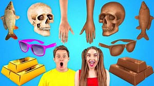 CHOCOLATE VS REAL FOOD CHALLENGE || Eating Only Sweet 24 Hours! Funny Pranks by 123 GO! FOOD Think you’re a chocolate fan? Then maybe you’d score during your own chocolate challenge! | 123 GO FOOD