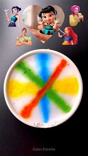 110K views · 689 reactions | KPop Demon Hunters(part 319) ⚔️Color Mixing #satisfying #art #colormixing #trending #kpop | Color Palette | Facebook