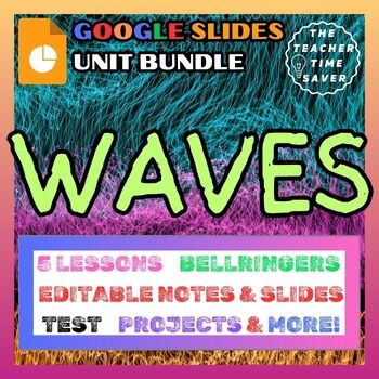 Waves Unit Digital Bundle  - Light and Sound Wave Properties - Physical Science