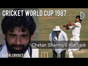 CRICKET WORLD CUP - 1987 / CHETAN SHARMA'S HATTRICK / INDIA v NEW ZEALAND / DIGITAL CRICKET TV
