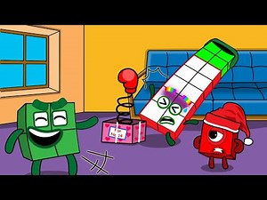 OMG! Numberblocks 14 Choose the Wrong Christmas Gift l Numberblocks fanmade coloring story