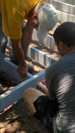 Building a shed foundation!