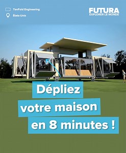 (🤖) Pensées depuis plus de 5 ans, les maisons pliables Tenfold devraient être mises sur le marché cette année. Ces maisons peuvent être relocalisables et elles n'impactent pas leur environnement. Une innovation sur le marché de la construction qui devrait faire du bruit !💡🏠 Ce concept a été imaginé par TenFold Engineering, une entreprise de construction de maisons qui se développe depuis 2013 aux États-Unis. Il faudra tout de même compter environ 120 000€ pour la plus petite des structures… P