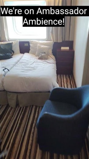 Ambassador Ambience. We're now on board. Look out for the videos. #ambassadorcruiseline
