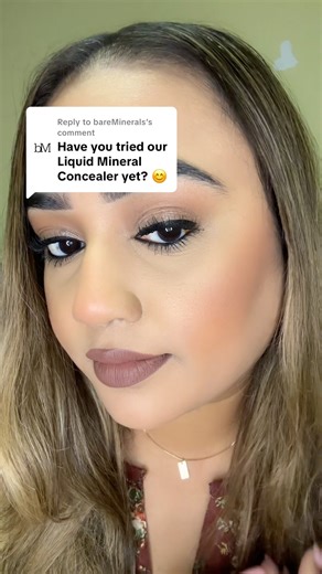Trying the ​⁠‪@bareMinerals‬ liquid mineral concealer. ​⁠#concealer #concealertutorial #shorts