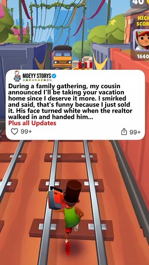 During a family gathering, my causin announced Ill be taking your vaction home since I dererve it more. I samirked and said, thats funny becauce I just sold it. His face turned white when the realtor walked in and handed him....mp4 | LiVi To Stories