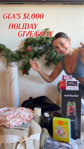 GEA ACTIVEWEAR on Instagram: "🎄GEA’S CHRISTMAS GIVEAWAY🎄 It’s the season to spoil you... and this is my BIGGEST GEA giveaway ever. 💌 HOW TO ENTER: • Must be following @shopgea.co • Comment & TAG 2 FRIENDS • Share this post to your story (bonus) • Like this post * Each comment tagging 2 people = 1 entry - comment as many times as you want! BONUS ENTRIES: • Purchase anything from GEA’S website *add giveaway in the notes* 🎁WHAT’S INCLUDED: • Unreleased GEA yoga mat • GEA gym bag • GEA magnetic 