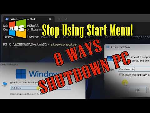 10 Easy Ways to Shutdown Windows PC (Fast & Advanced Methods)