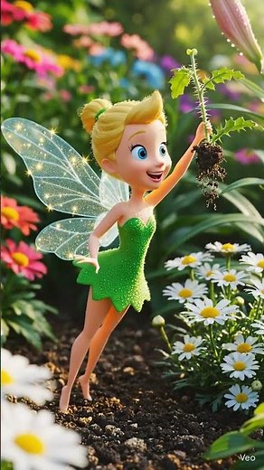 The Real Story of Tinker Bell 🧚‍♀️ | Disney Fairy Magic Explained ✨ #tinkerbell #disney #ai #Shorts