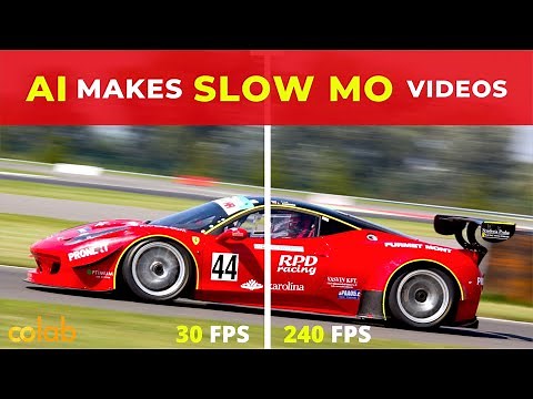 MAKE: Slow motion videos with AI on cloud for free (colab)