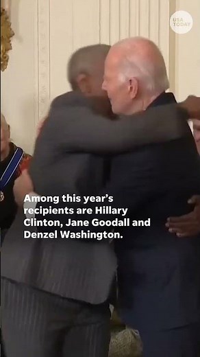 Biden awards Medal of Freedom to 19 people #Shorts