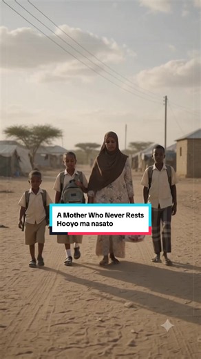 A Mother Who Never Rests Every day she fought to give her children a better future. ❤️##somalitiktok #somali #fyp #hooyo #story