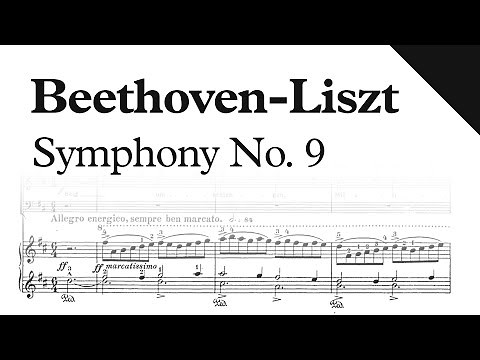 Beethoven-Liszt - Symphony No. 9, Op. 125 (Sheet Music) (Piano Reduction)