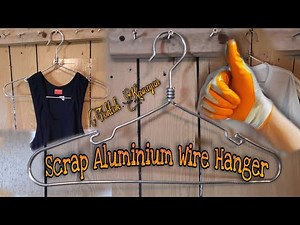 Scrap wire hanger tutorial