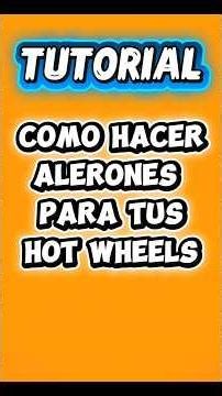 How to Make Homemade Spoilers for Hot Wheels (Step by Step) @HotWheels #hotwheels #custom #diecast