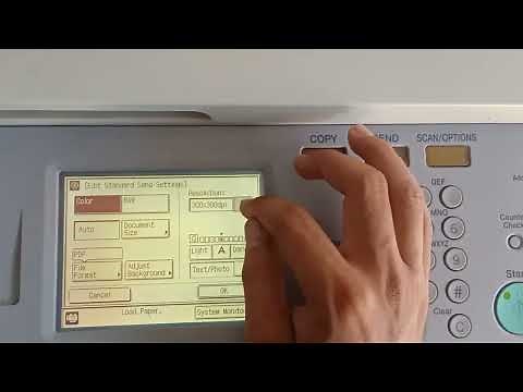 How to set default Quality Scan Canon IR 2525