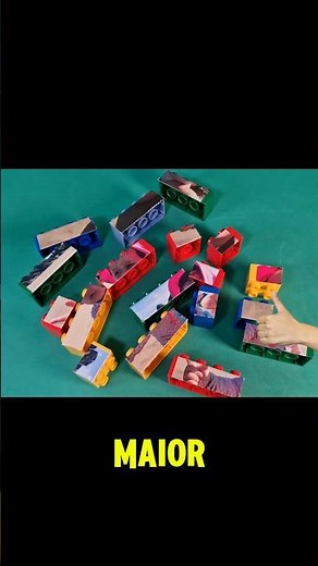 I made a puzzle with LEGO pieces!