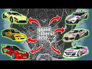 Secret Supercar Spawn Locations in GTA V Story Mode!
