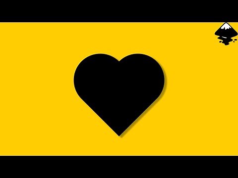 How to create a heart in Inkscape