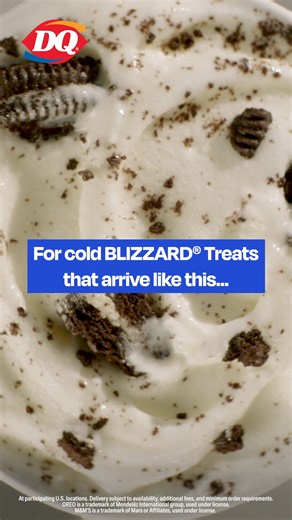 Getting a BLIZZARD Treat without having to leave your couch? Pretty flippin’ sweet. | Dairy Queen