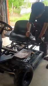 ระบบปรับระดับใบตัด #รถตัดหญ้า #mower | Chilling Bee