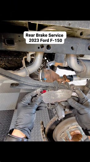 Rear brake service on this 2023 Ford F-150  Whether it’s pads, rotors, or brake fluid — we make sure your truck stops smooth and safe every time. ✅ Professional brake inspection ✅ Quality parts and clean installation ✅ Trusted local service in Cape Coral / Fort Myers  Call or text (239) 672-5543  www.usautoinspection.com #usautoinspection #brakeservice #fordf150 #capecoralmechanic #fortmyers #autorepair #trucklife #carrepair #mechaniclife | Car Garage Guy | Facebook