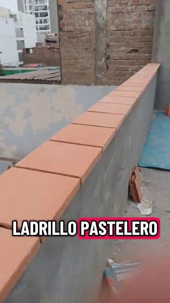 Costo de colocar ladrillo pastelero en techo de 3º piso de casa #pastelero #albañil #precio #casa #obra