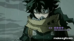 Vigilante deku on Make a GIF