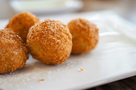 Sauerkraut Balls with Creamy Mustard Dipping Sauce Recipe