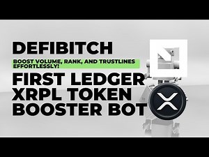 FirstLeger - XRPL Token Booster Bot - Boost Volume, Rank, and Trustlines Effortlessly!