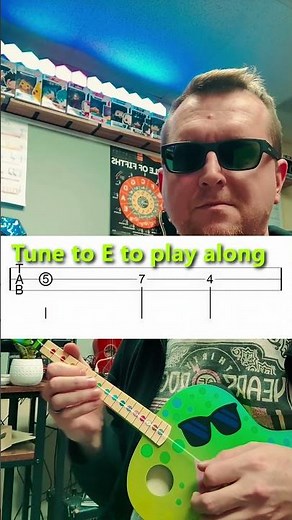 How to Rick Roll on a 1 string guitar WITH TABS