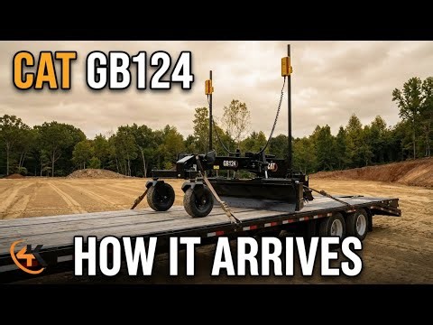 CAT GB124 Blade w/ Trimble Earthworks Machine Control - Overview
