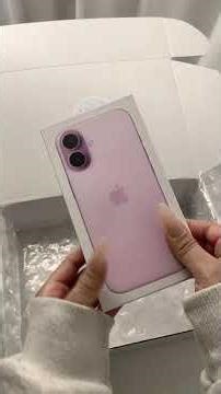 Immersive packaging of iPhone 17 purple#ImmersivePackaging #iPhone #WhiteNoise