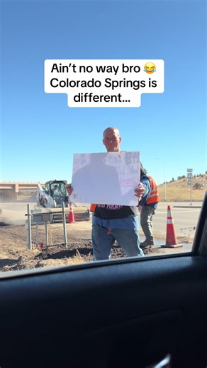 Had to tell bro his sign was backwards #coloradosprings #cos