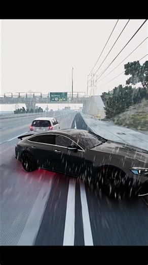 Rain + loss of grip #beamng #automobile#crash