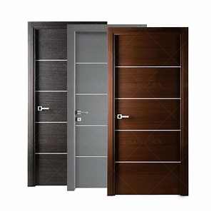[Hot Item] Italian Beautiful Room Doors Series Bedroom Solid Wood Panel Door Design for House
