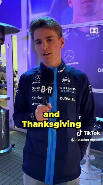 F1’s Logan Sargeant gives his hot Thanksgiving takes 🤔 #thanksgiving #f1 #formula1