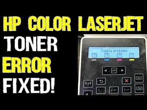 How to Fix HP Color LaserJet Pro MFP M181fw Printer Supply Error?