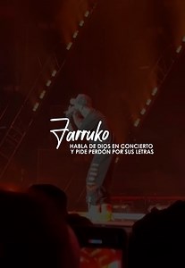 14K views · 421 reactions | Farruko uno de los artistas más escuchados a nivel mundial en el género urbano, habla de Dios en pleno concierto y pide perdón por las letras de sus canciones. Dice que a pesar de tenerlo todo materialmente, se sentía vacío. Si escuchas este mensaje, estás a tiempo, incluso cuando los que conocemos a Dios callamos, su palabra dice que las piedras clamarían. Lucas 19:39-41 | Soy Pentecostal | Facebook